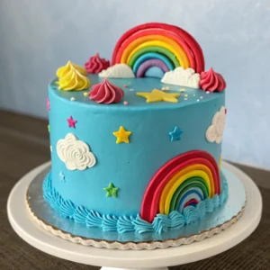 Simple Bluey Cake Design