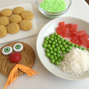 Dr. Seuss-Inspired Lorax Cookie Baking