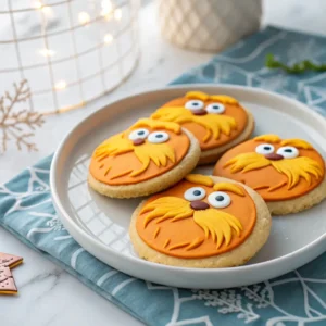 Fun Lorax Cookies for Dr. Seuss Day