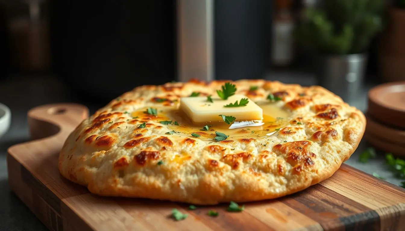 Crispy Air Fryer Tortilla Garlic Bread