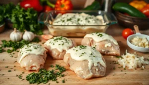 Cream Cheese Topped Chicken Delight