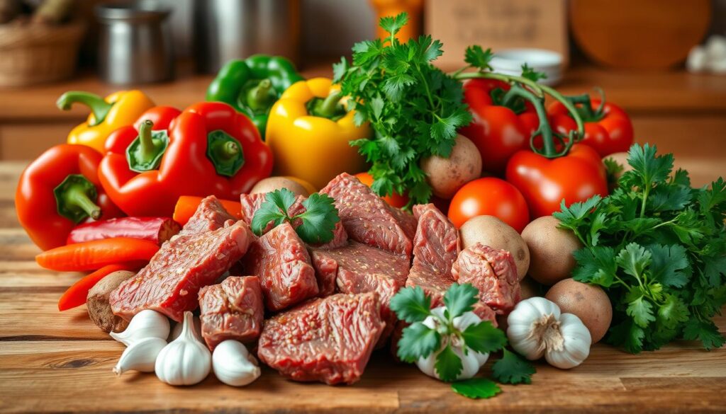 Beef Cazuela Ingredients