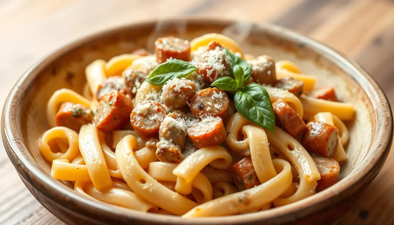 One-Pot Creamy Sausage Rigatoni