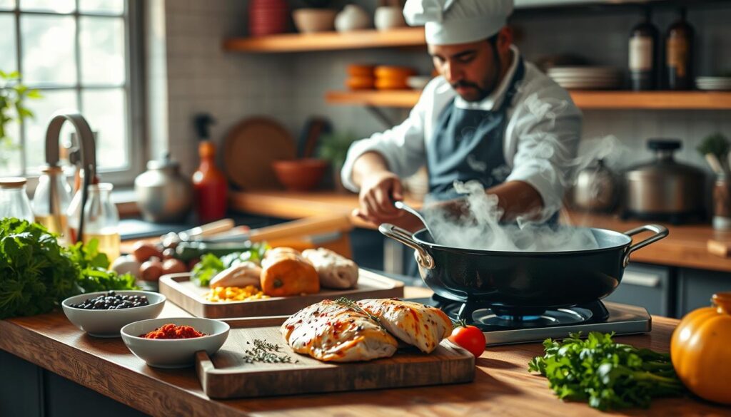 Galena Chicken Cooking Technique