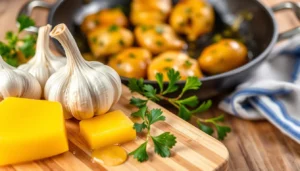 Skillet Garlic Butter Chicken Bites with Fresh Herbs