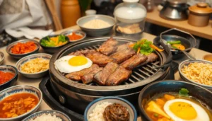 Homemade Bulgogi Bibimbap Presentation