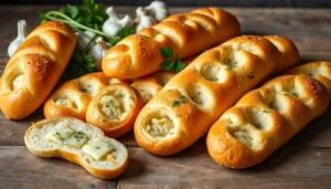 Gooey Cheesy Garlic Bread Perfection