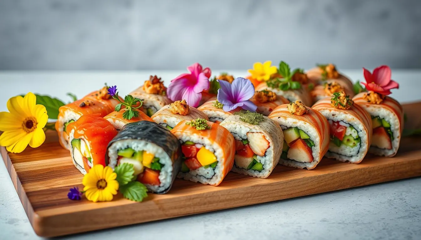 Sushi Rolls Wrapped to Perfection