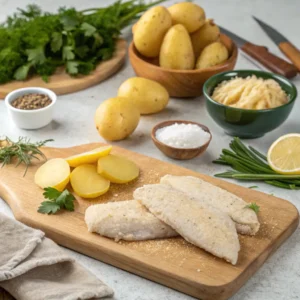 Healthy Lectin-Free Fish and Chips Dish