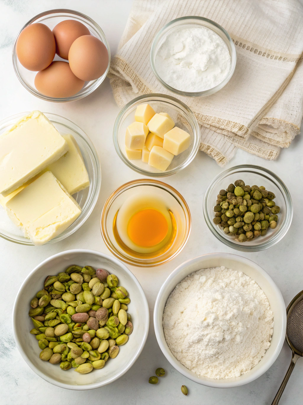 Pistachio Gooey Butter Cake Ingredients