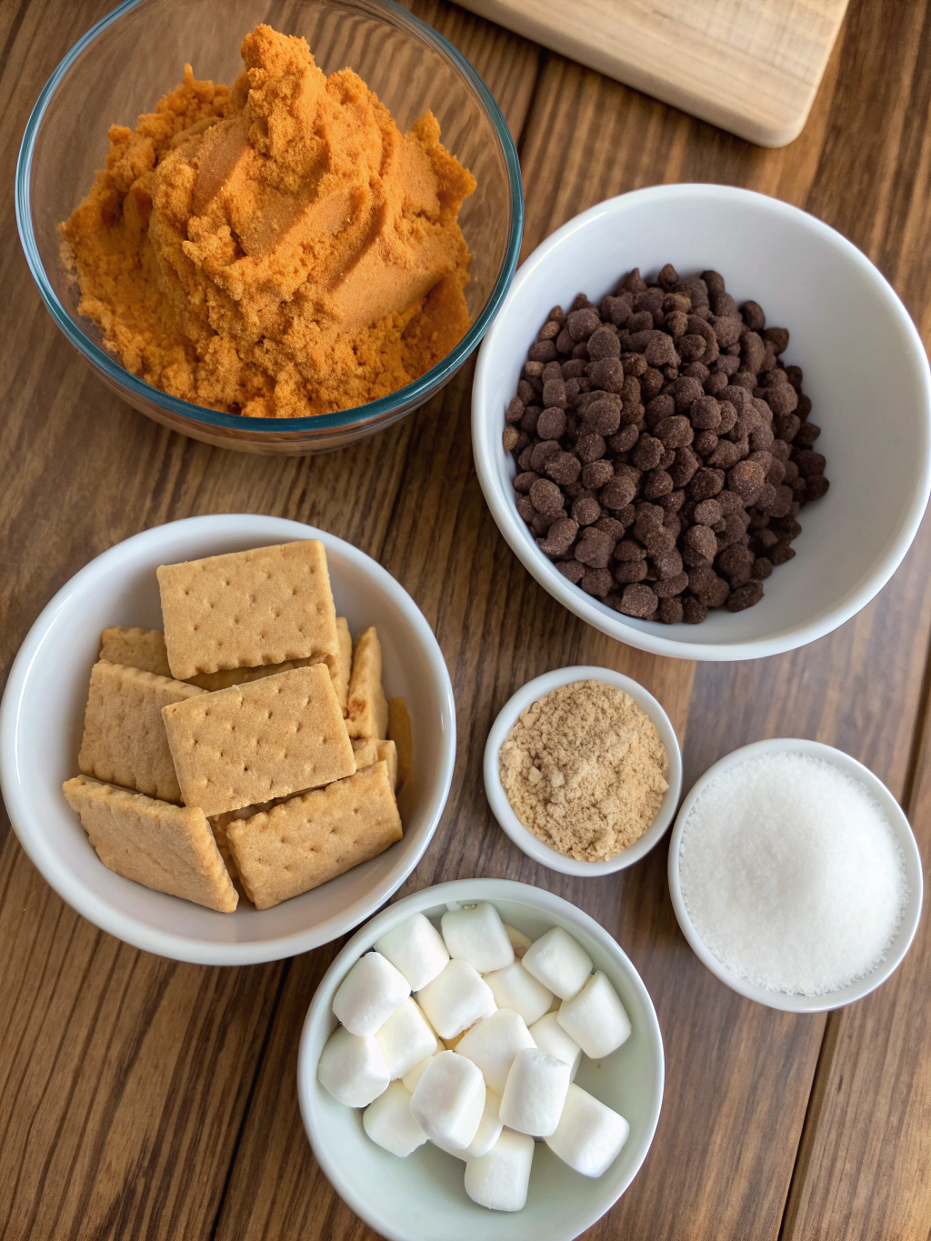 Pumpkin S'mores Cookies ingredients