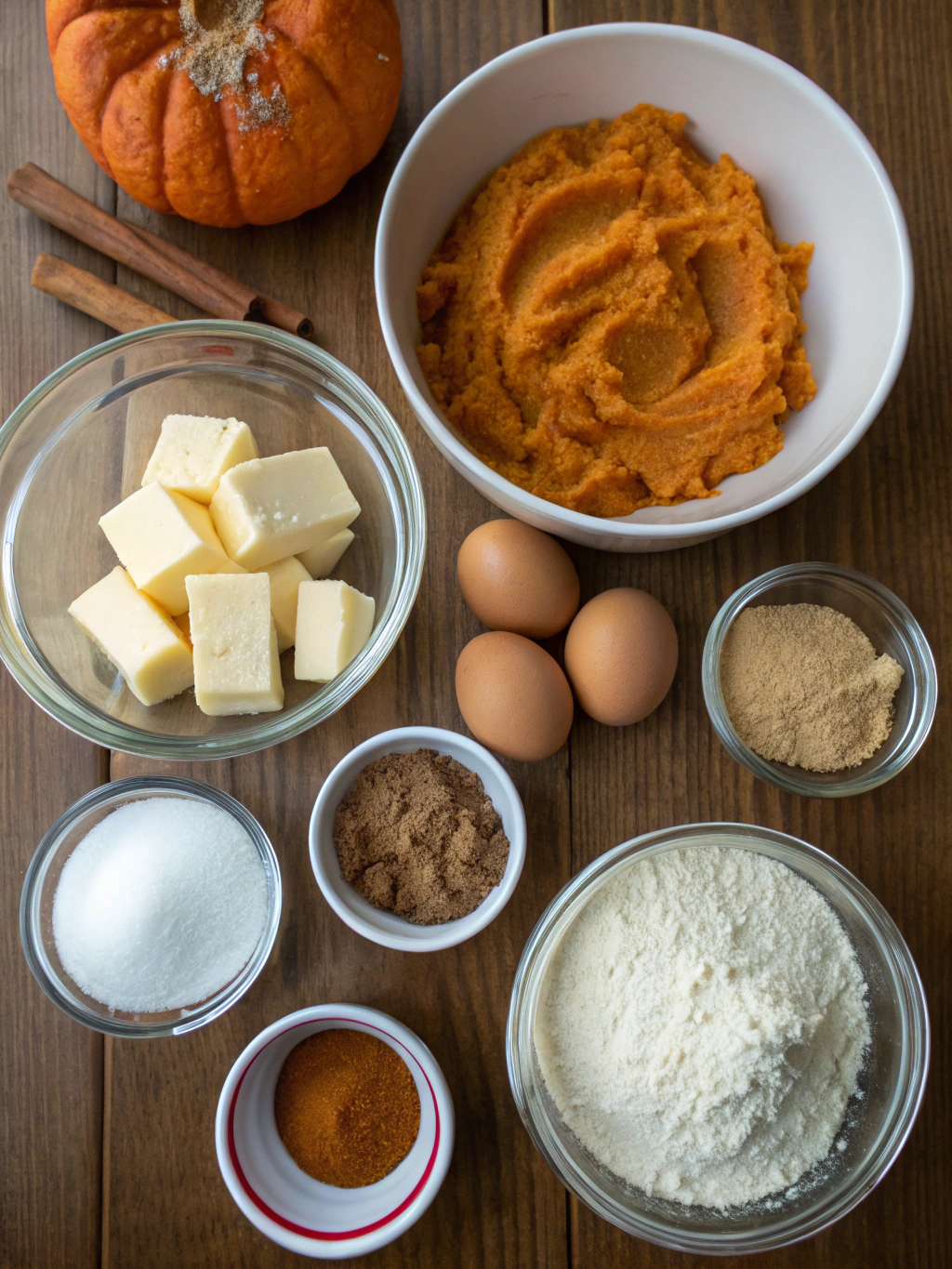 Snickerdoodle Pumpkin Bread Ingredients