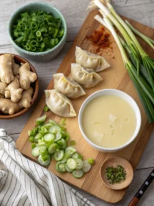 creamy potsticker soupingredients