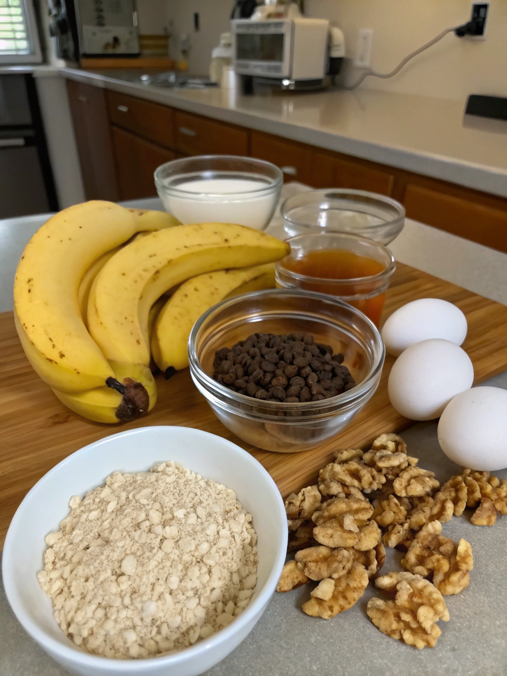 Banana Oatmeal Bars Ingredients