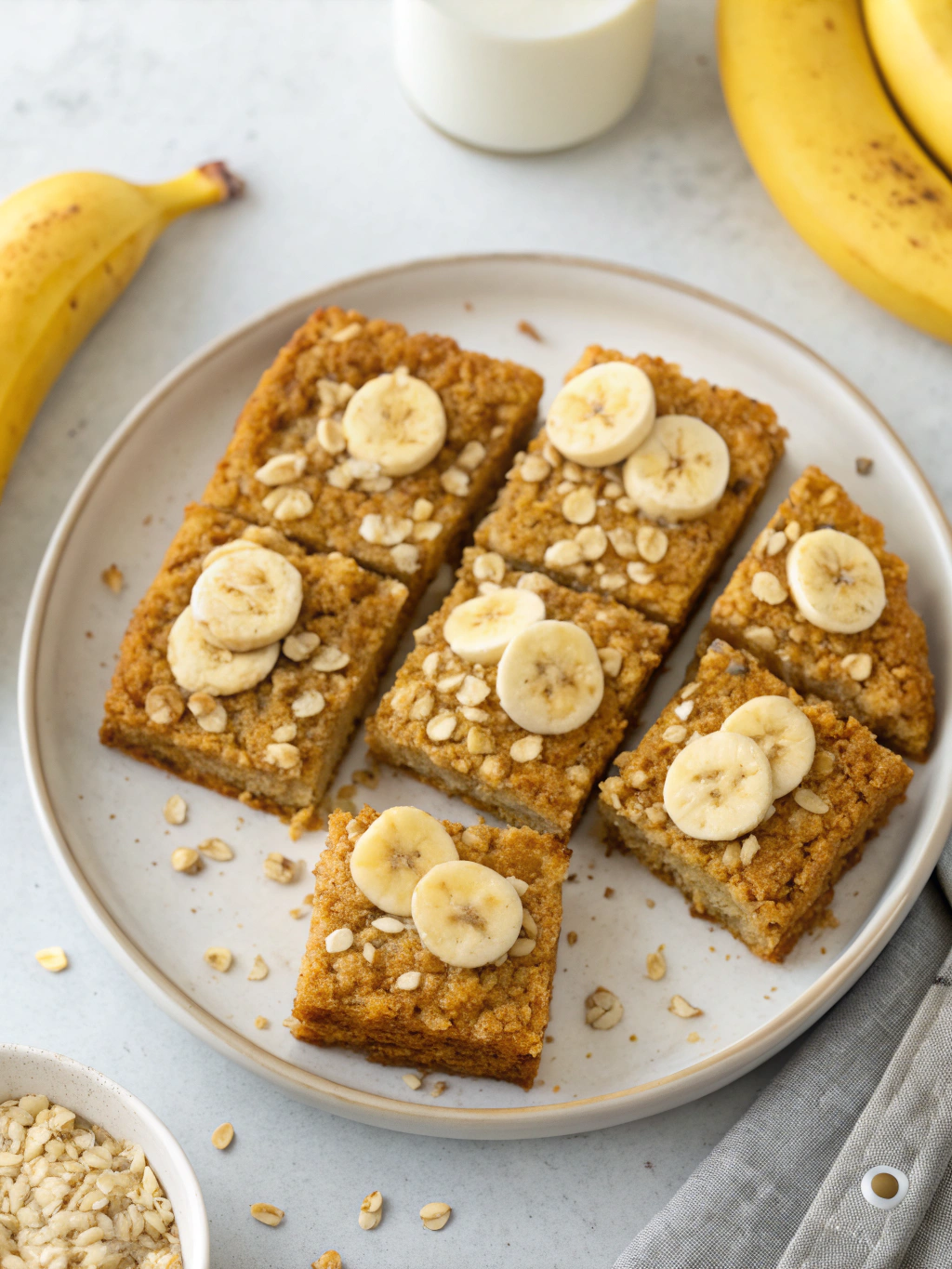 Banana Oatmeal Bars