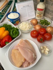 Cream Cheese Chicken Bakeingredients