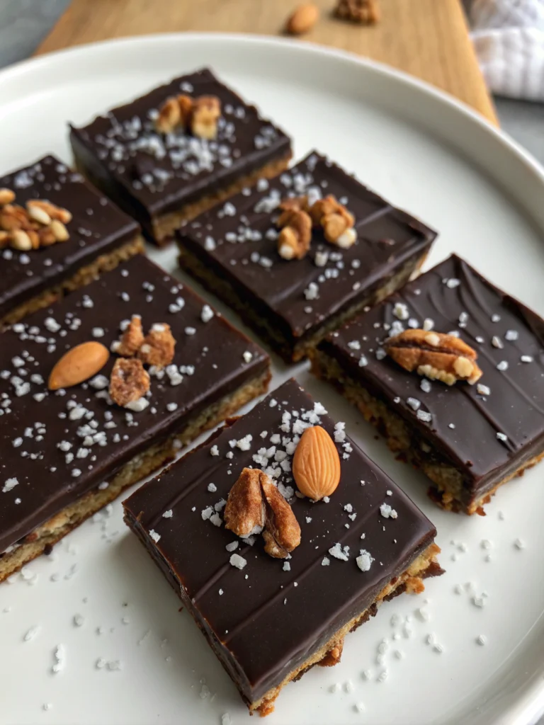 Dark Chocolate Sea Salt Nut Bars
