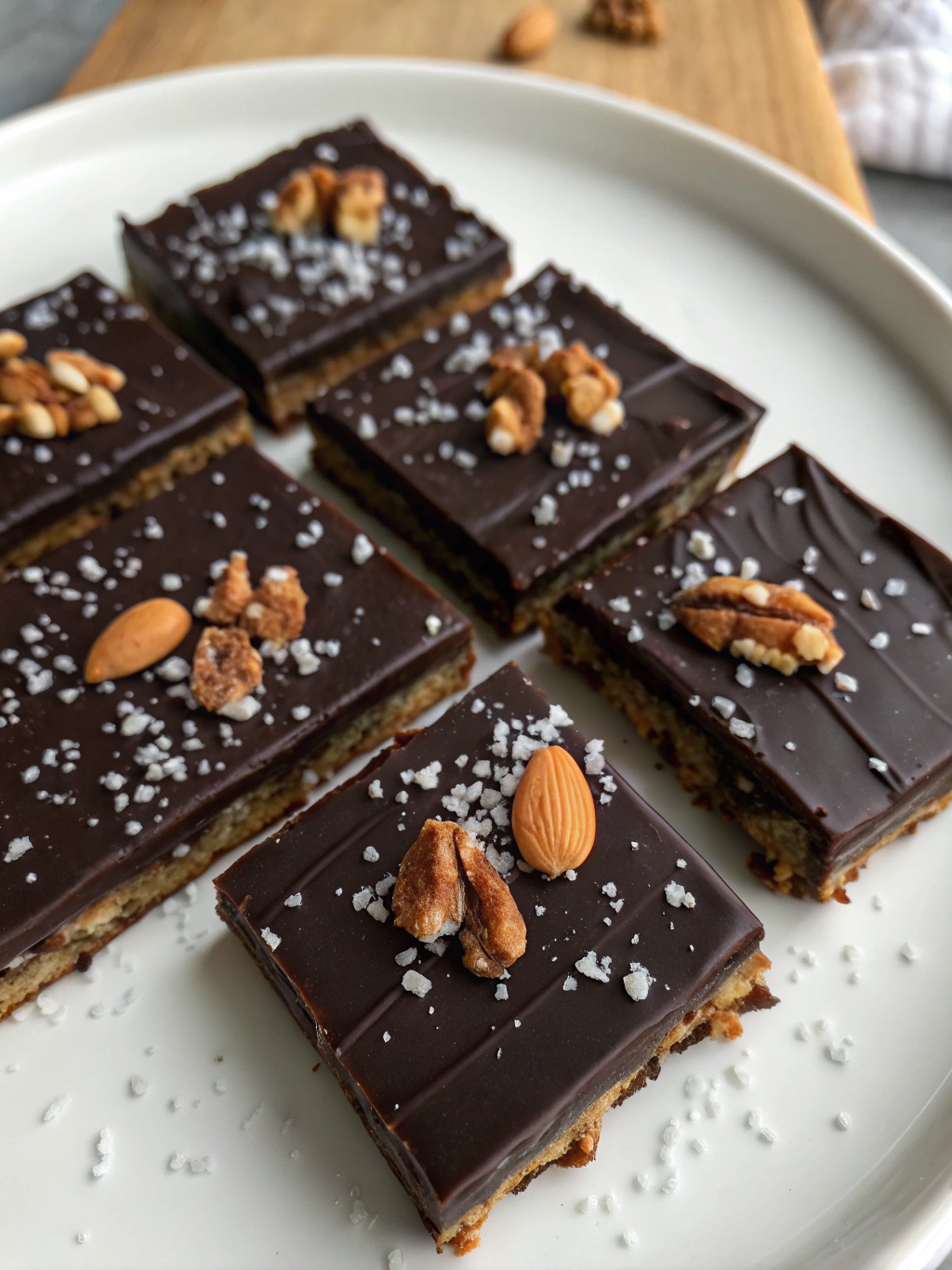 Dark Chocolate Sea Salt Nut Bars