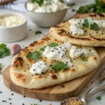 Garlic Cottage Cheese Naan recipe