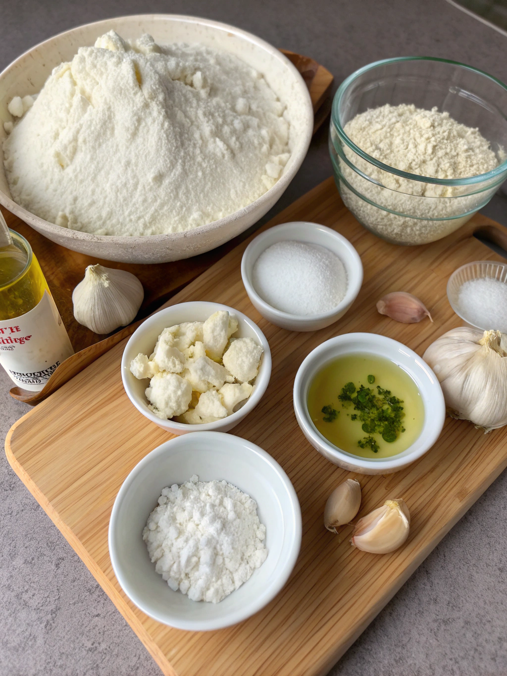 Garlic Cottage Cheese Naan Recipe Ingredients