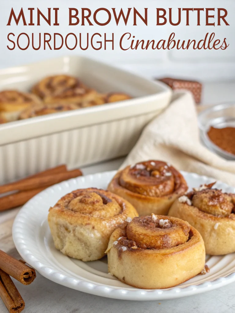 Mini Brown Butter Sourdough Cinnabundts