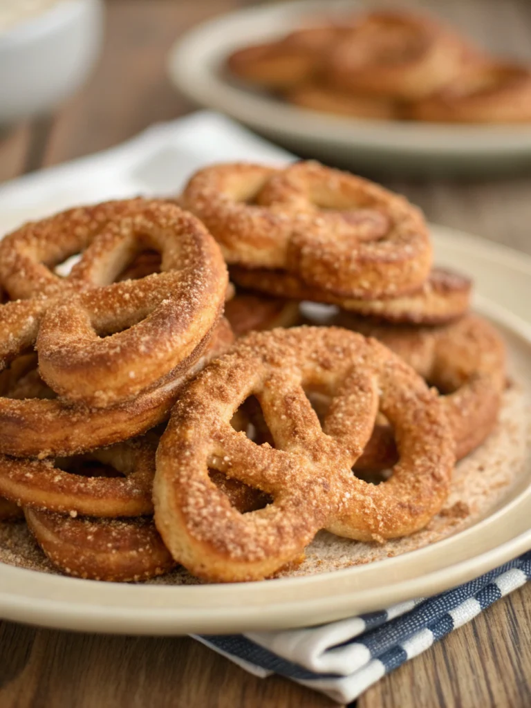 Oven-Baked Cinnamon Pretzels