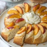 Peaches and Cream Pull Apart Bread