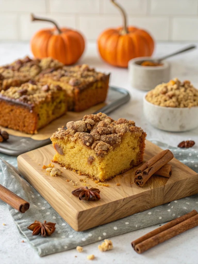 Pumpkin Coffee Cake Recipe