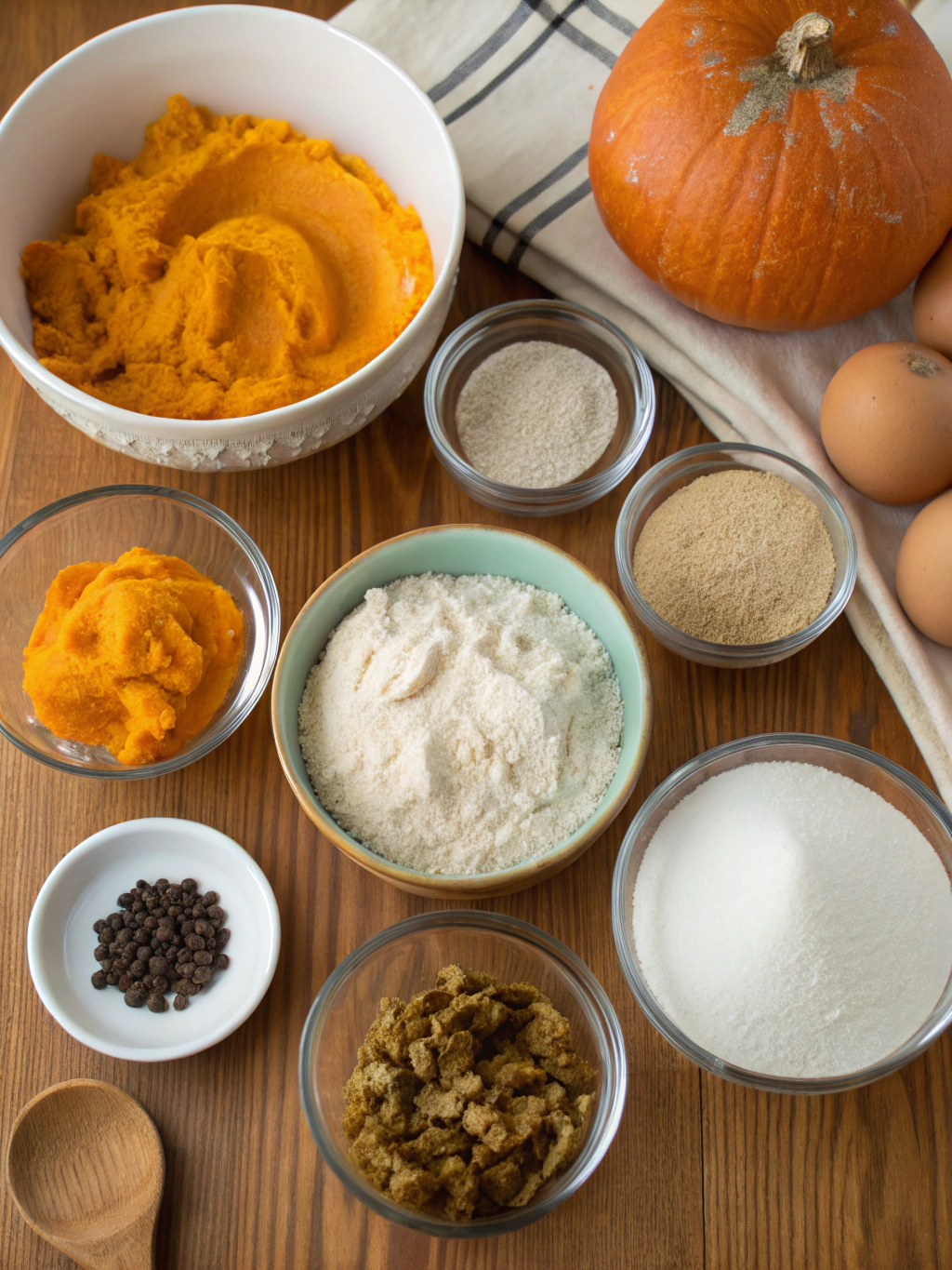 Pumpkin Sourdough Bagels Ingredients