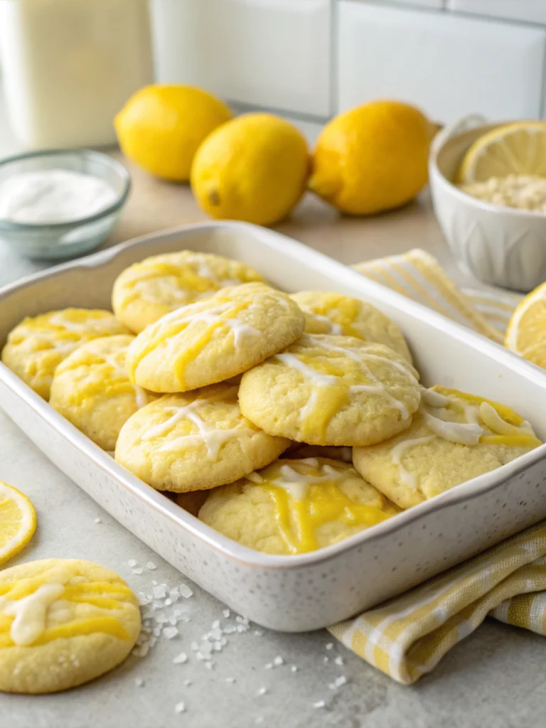 Soft & Chewy Lemon Cookies
