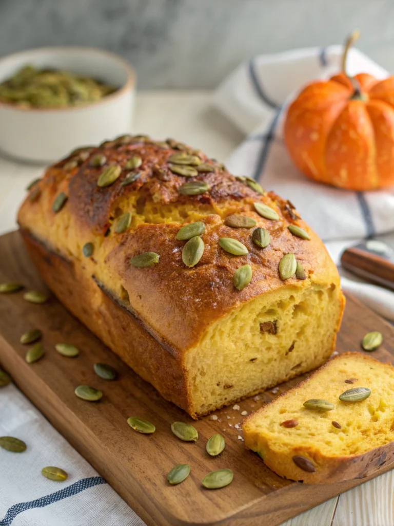Soft Pumpkin Sourdough Bread