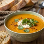 Spicy Butternut Squash Sweet Potato Soup