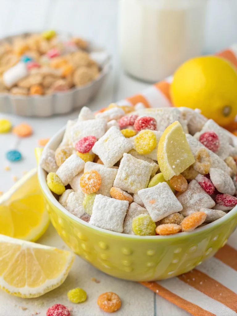Zesty Lemonade Puppy Chow Snack Recipe