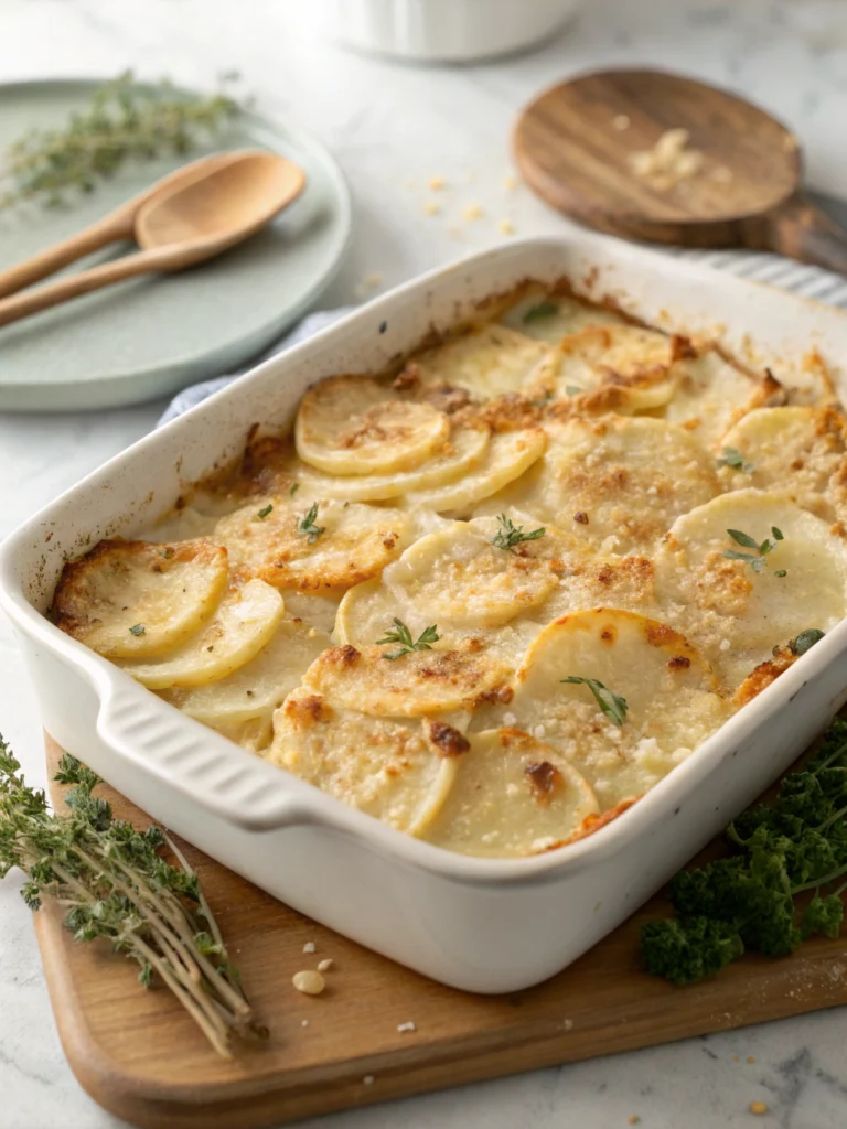 creamy Parmesan Scalloped Potatoes