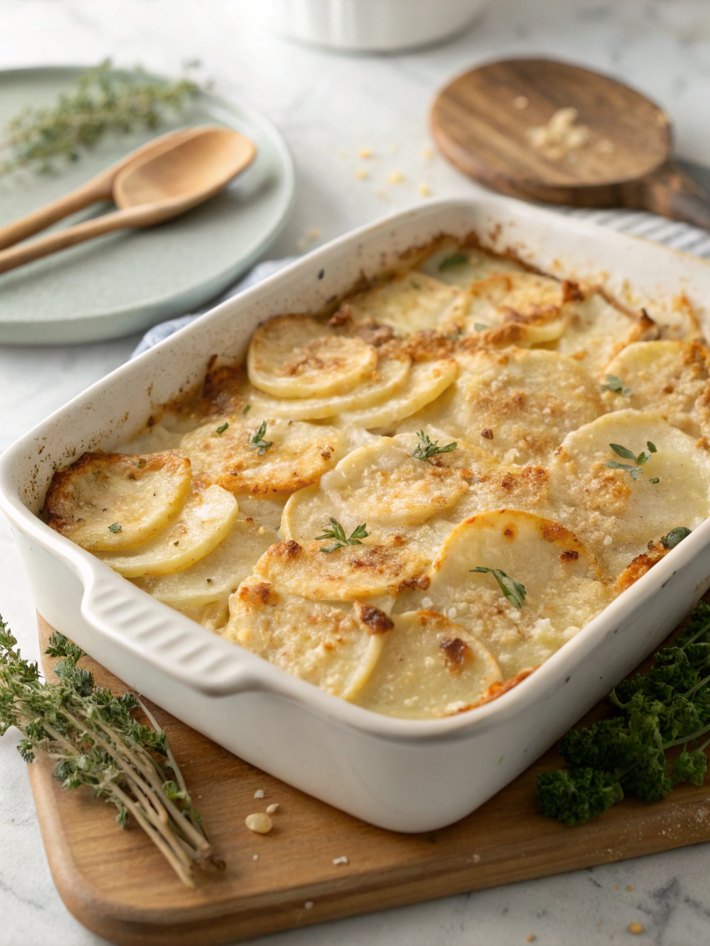 creamy Parmesan Scalloped Potatoes