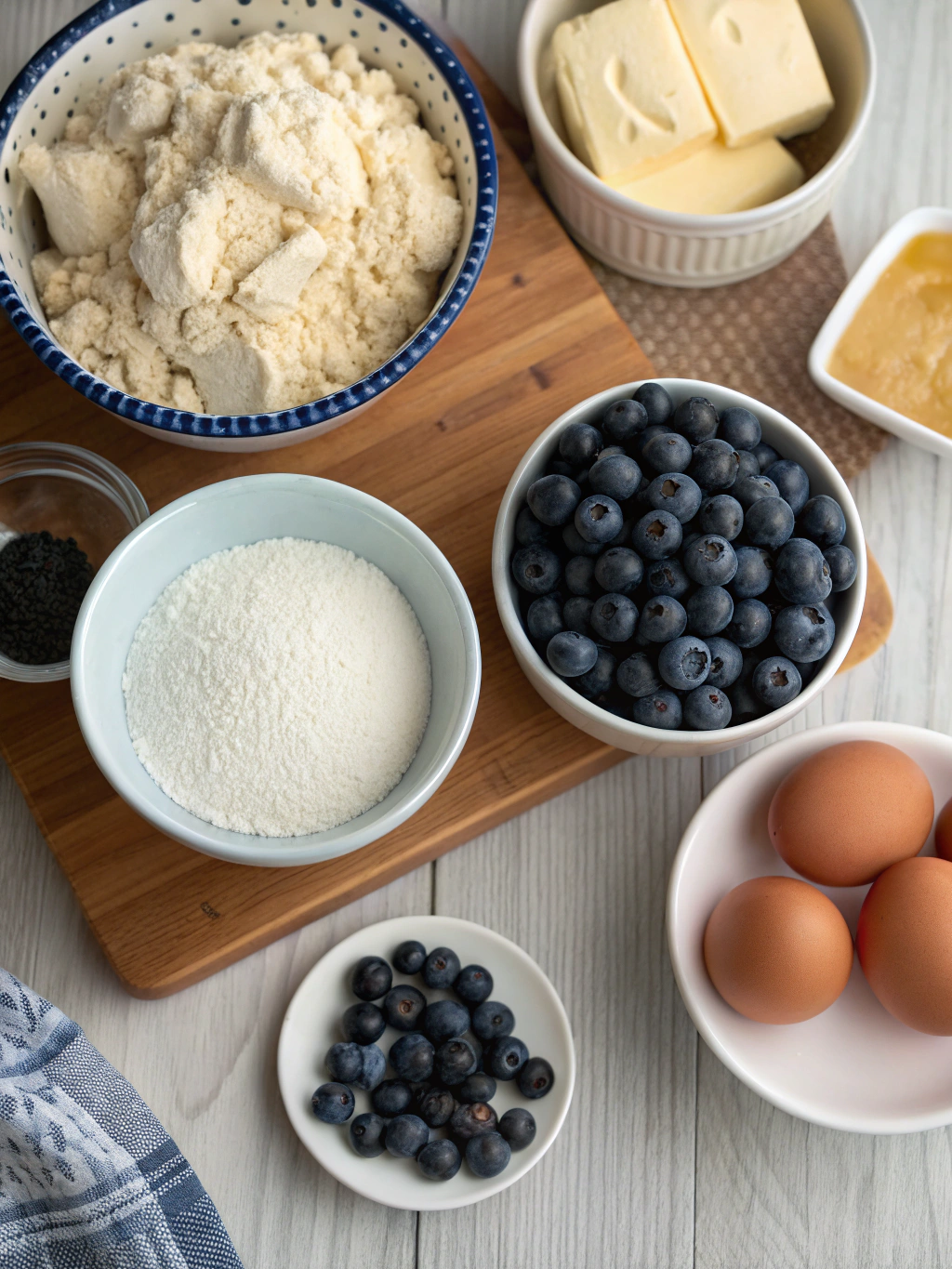 Fluffy Blueberry Biscuits ingredients